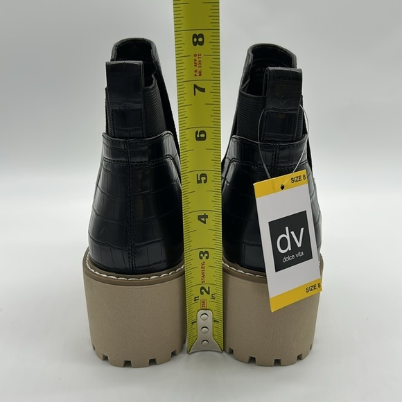 2400- dv by Dolce Vita Rancher Chelsea Boots Black Size 8 NWT - Picture 6 of 12